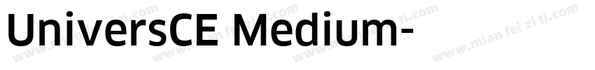 UniversCE Medium字体转换